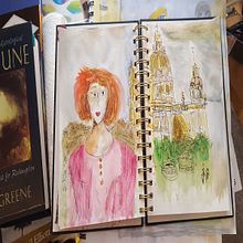 My project in Artistic Watercolor Sketching: Dare to Express Your Ideas course. Un proyecto de Ilustración tradicional, Bocetado, Creatividad, Dibujo, Pintura a la acuarela y Sketchbook de Theresa A. - 05.09.2021