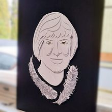 Mi Proyecto del curso: Retratos 3D con capas de papel. Artesanato, Artes plásticas, e Papercraft projeto de Angela Cardozo - 04.09.2021