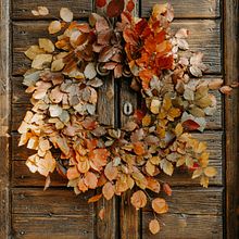GHIRLANDA AUTUNNO. Un projet de Créativité, Artisanat, Art floral et végétal , et Design  de Roberta Santilli - 06.09.2021
