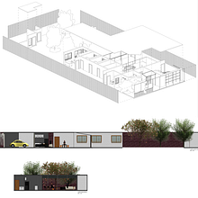 Vivienda Unifamiliar. Un proyecto de Modelado 3D, Arquitectura y Diseño de Fiorella Jara - 06.09.2021