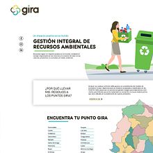 Gira - Gestión Residuos Ambiental. Un progetto di Design, Eventi e Web design di Pablo Núñez Argudo - 12.08.2020