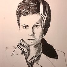 My project in Realistic Portraits with Pen course. Traditional illustration, Drawing, Portrait Drawing, Realistic Drawing, and Artistic Drawing project by Lise Vézina - 09.06.2021