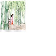 Meu projeto do curso: Ilustração em aquarela com influência japonesa - inspiraçao Studio Ghibli. Traditional illustration, Drawing, and Watercolor Painting project by marisrinoue - 09.05.2021