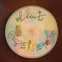 Bordado com alfabeto botanica . Arte și meșteșuguri și Broderie de Luciana Caetano - 09.07.2021