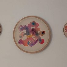 Meu projeto do curso: Técnicas básicas de bordado e aquarela . Pictura, Pictură în acuarelă și Broderie de Luciana Caetano - 09.07.2021