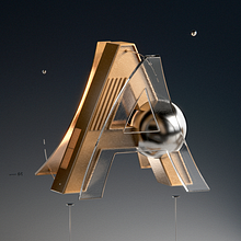 36 Days of Type 2018. Un proyecto de Lettering 3D y Diseño de Alper Dostal - 07.09.2021
