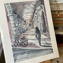 Mi Proyecto del curso: Representación arquitectónica en acuarela. Traditional illustration, Sketching, Drawing, Watercolor Painting, Architectural Illustration, and Sketchbook project by Javier Díaz González - 09.07.2021