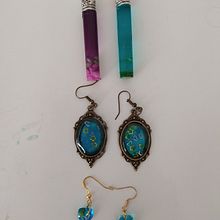 Pendientes. Accessor, Design, Arts, Crafts, Jewelr, Design, and DIY project by María del Monte Alcantara Marquez - 09.07.2021