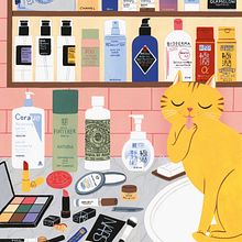 Vogue "shelfie". Un proyecto de Ilustración tradicional, Ilustración editorial y Pintura gouache de Julia Bereciartu - 07.09.2021