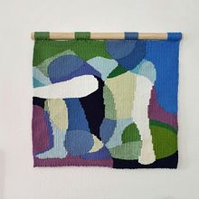 Alone Together - Woven Tapestry. Arts, Crafts, Traditional illustration, and Fine Arts project by Marion Weymes - 09.07.2021
