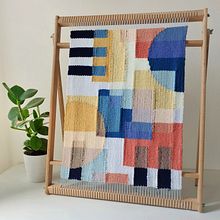 Geometry II - Woven Tapestry. Arts, Crafts, and Fine Arts project by Marion Weymes - 09.07.2021