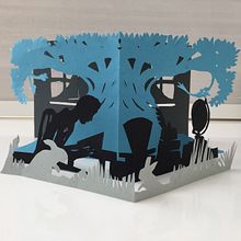 My project in Paper Cutting Techniques for Storytelling course. Un proyecto de Ilustración tradicional, Artesanía, Papercraft, Stor, telling, DIY y Narrativa de Marguerite Cousins - 07.09.2021
