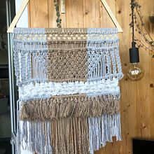My project in Introduction to Macramé: Creation of a Decorative Tapestry course. Un progetto di Design di accessori, Artigianato, Interior design, Interior Design, Fiber Art e Macramè di Diana Klimchuk - 03.09.2021