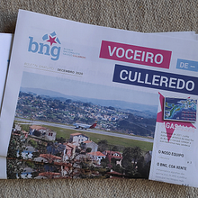 Diseño editorial: Boletín informativo BNG Culleredo . Design editorial și Design grafic de Verónica Rivadulla Deschamps - 12.30.2020
