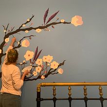 Mural para habitación . % Paloma Ruiz tarafından hazırlanan Geleneksel illüstras, on, Akrilik Bo, Ve ama projesi - 09.08.2021