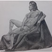 Mi Proyecto del curso: Dibujo realista de la figura humana. Traditional illustration, Fine Arts, Sketching, Pencil Drawing, Drawing, Realistic Drawing, and Figure Drawing project by José L Regalado H - 09.09.2021