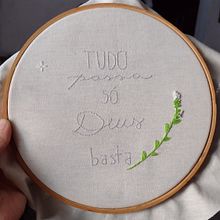 Meu projeto do curso: Técnicas básicas para bordado de letras. Embroider project by kev_nny - 09.08.2021
