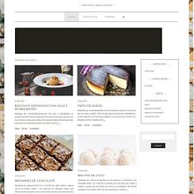 Portafolio - página web sobre recetas (en wordpress). Web Design, and Design project by Sara Cabrera Bacallado - 09.09.2021
