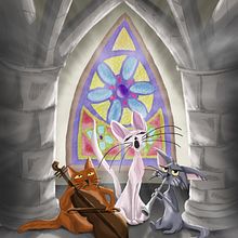 "Cat Musicians" - My project in Digital Illustration with Volume and Texture course. Un projet de Illustration traditionnelle, Illustration numérique, Dessin numérique , et Peinture numérique de filipacgaspar - 03.09.2021