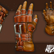 Steam punk Gloves. Un proyecto de Modelado 3D, Diseño de personajes 3D y Diseño 3D de Albert Julià - 09.09.2021