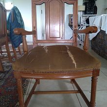 Mi Proyecto del curso: Restauración y tapizado de sillas. Arts, Crafts, Furniture Design, Making, Interior Design, DIY, Woodworking, Upc, and cling project by Verónica Pinto Kramer - 09.09.2021