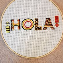 Meu projeto do curso: Técnicas básicas para bordado de letras. Embroider project by lilia_4 - 09.09.2021