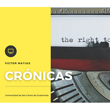 CRÓNICA. Un proyecto de Escritura y Comunicación de Victor Matias - 29.10.2020