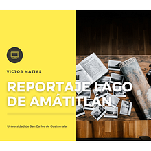 REPORTAJE || CONTAMINACIÓN EN EL LAGO DE AMATITLÁN CAUSA ENOJO Y NEGATIVIDAD EN LOS VECINOS. Un proyecto de Fotografía, Comunicación y Escritura de Victor Matias - 24.10.2019