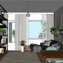 Mi Proyecto del curso: Diseño de interiores de principio a fin. Interior Architecture, Interior Design, Interior Decoration, and Spatial Design project by Cristhell De la Cruz - 09.10.2021