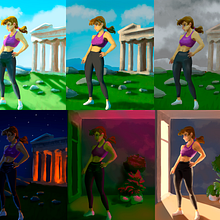 Mi Proyecto del curso: Principios de iluminación para pintura digital. Traditional illustration, Digital Illustration, Digital Painting, Design, Graphic Design, and Lighting Design project by Moisés Celis - 09.10.2021