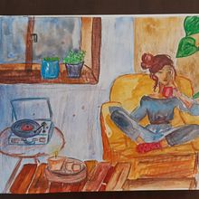 My project in Exploratory Sketchbook: Find Your Drawing Style course Ein Projekt aus dem Bereich Traditionelle Illustration, Skizzenentwurf, Kreativität, Zeichnung, Aquarellmalerei, Sketchbook und Gouachemalerei von cristina_pres - 10.09.2021