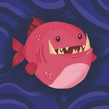 Pez. Desenho digital, Ilustração digital, Ilustração tradicional, e Desenho projeto de Sara Palomo Campesino - 10.09.2021