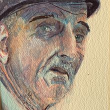 My project in Artistic Portrait with Watercolors course. Un progetto di Belle arti, Pittura, Pittura ad acquerello e Disegno di ritratti di Willy van Dregt - 10.09.2021