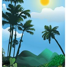 Poster . Un progetto di Illustrazione tradizionale di Karine LIN-SI HOCQUET - 20.12.2020