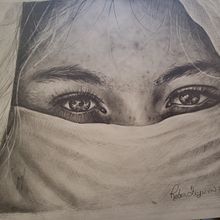 The Eyes Have It. Fine Arts, Pencil Drawing, Drawing, Portrait Drawing, Realistic Drawing, and Sketchbook project by Robin Ferguson - 09.10.2021