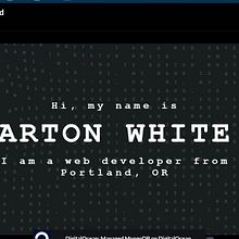 Hero section with interactive background . Dezvoltare web și Grafică în mișcare de barton_w13 - 09.11.2021