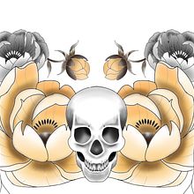 My project in Botanical Tattoo Design with Procreate course. Un projet de Illustration traditionnelle, Illustration numérique, Conception de tatouage et Illustration botanique de Cristian Rodriguez - 05.09.2021