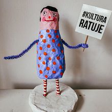 My project in Paper Mache for Beginners: Sculpt a Colorful Character course. Projekt z dziedziny Projektowanie postaci, Projektowanie zabawek, To i art użytkownika Marta Dutka - 11.09.2021