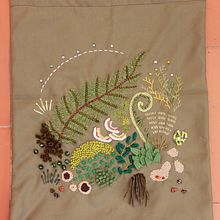 Mi Proyecto del curso: Técnicas avanzadas de bordado: puntadas y composiciones con volumen. Embroider project by eider.elizegi - 09.11.2021