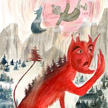 Mein Kursprojekt: Aquarelltechnik für traumhafte Illustrationen . Un proyecto de Ilustración tradicional, Dibujo, Pintura a la acuarela, Ilustración editorial, Ilustración digital y Pintura de Rachel B - 11.09.2021