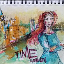 My project in Artistic Watercolor Sketching: Dare to Express Your Ideas course. Traditional illustration, Sketching, Creativit, Drawing, Watercolor Painting, and Sketchbook project by jaithie - 09.11.2021