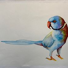 My project in Artistic Watercolor Techniques for Illustrating Birds course. Traditional illustration, Watercolor Painting, Realistic Drawing, and Naturalistic Illustration project by Maike Maaßen - 09.11.2021