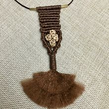 Mi Proyecto del curso: Joyería en macramé. Projekt z dziedziny Craft, Projektowanie biżuterii,  Tkactwo i Makrama użytkownika Zdenka - 11.09.2021