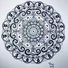 My project in The Art of Mandala Drawing: Create Geometric Patterns course. Un progetto di Disegno e Illustrazione con inchiostro di Tina Jakobsson - 11.09.2021