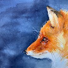 My project in Expressive Animal Portraits in Watercolor course. Traditional illustration, Watercolor Painting, Realistic Drawing, and Naturalistic Illustration project by Maike Maaßen - 09.12.2021