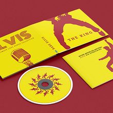 CD Elvis Presley. Un projet de Illustration traditionnelle, Musique , et Design  de Michelle Galper - 12.09.2021