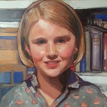 ‘Heidi’ - My project in Expressive Oil Portraiture: Explore the Alla Prima Technique course. Un progetto di Belle arti, Pittura e Pittura ad olio di Amanda Lunt - 25.08.2021