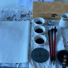 My project in Introduction to Sumi-e Painting course. Traditional illustration, Drawing, Ink Illustration, and Calligraph project by Irina DG - 09.12.2021