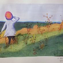 Summer's End. Traditional illustration, and Gouache Painting project by Shelley Saracin - 09.09.2021