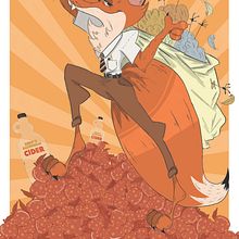 Creating a Character Design lineup for a Fantastic Mr Fox animated series. Character Design, and Traditional illustration project by Julia Beddows - 05.07.2020